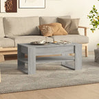 Mesa de centro multicolor 40.2x21.7x17.7 Madera de ingeniería