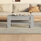 Mesa de centro multicolor 40.2x21.7x17.7 Madera de ingeniería