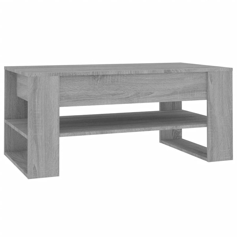 Mesa de centro multicolor 40.2x21.7x17.7 Madera de ingeniería