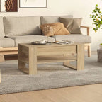 Mesa de centro multicolor 40.2x21.7x17.7 Madera de ingeniería
