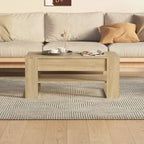 Mesa de centro multicolor 40.2x21.7x17.7 Madera de ingeniería