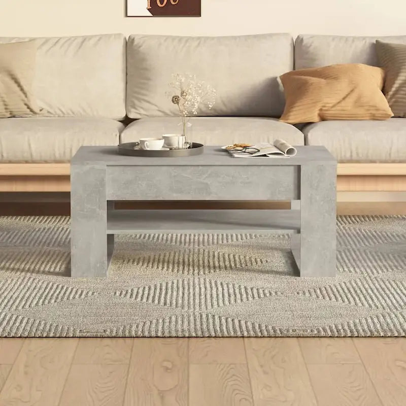 Mesa de centro multicolor 40.2x21.7x17.7 Madera de ingeniería