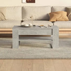 Mesa de centro multicolor 40.2x21.7x17.7 Madera de ingeniería