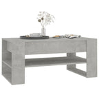 Mesa de centro multicolor 40.2x21.7x17.7 Madera de ingeniería