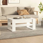 Mesa de centro multicolor 40.2x21.7x17.7 Madera de ingeniería