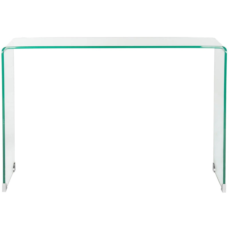 Mesa consola Jerri transparente - 43,3 x 13,8 x 29,5