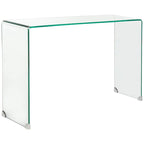 Mesa consola Jerri transparente - 43,3 x 13,8 x 29,5