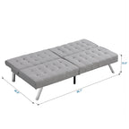 Sofá cama moderno y cómodo de tela para apartamento, sala de estar, estudio
