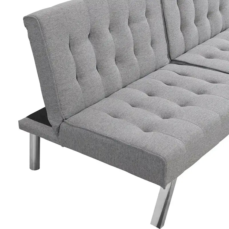 Sofá cama moderno y cómodo de tela para apartamento, sala de estar, estudio