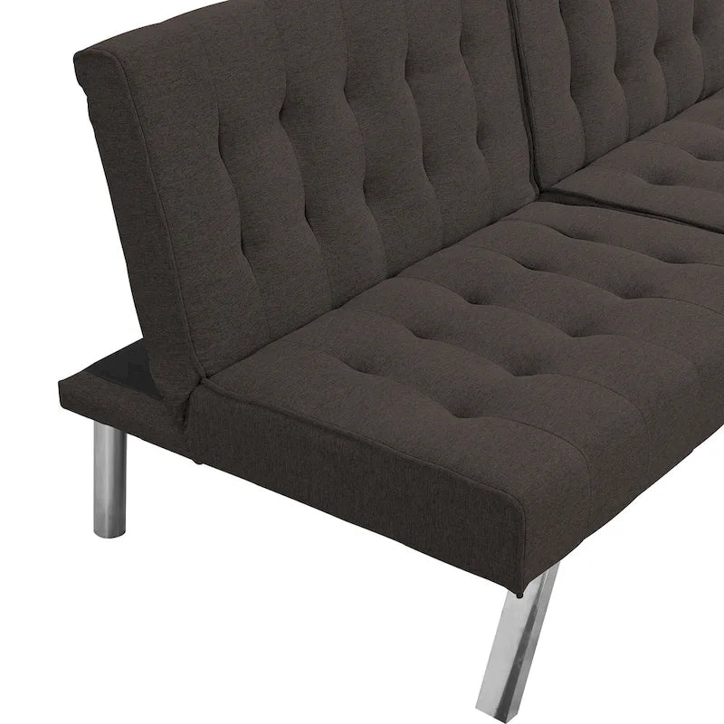 Sofá cama moderno y cómodo de tela para apartamento, sala de estar, estudio