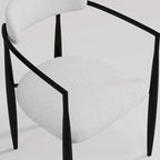 Mesa de comedor moderna minimalista extensible de 240 cm con tapa de piedra sinterizada y doble pedestal