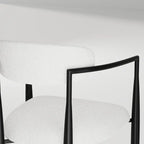 Mesa de comedor moderna minimalista extensible de 240 cm con tapa de piedra sinterizada y doble pedestal